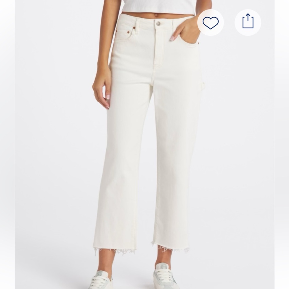 Daze Denim Sundaze Utility Crop Straight Jeans - Like new!